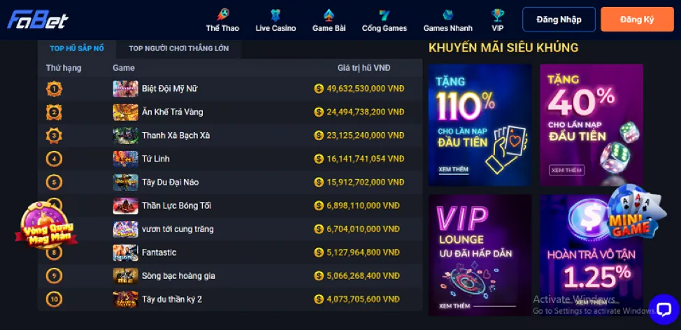 Ưu đãi chào mừng nạp tiền lần đầu tại 32win11 game